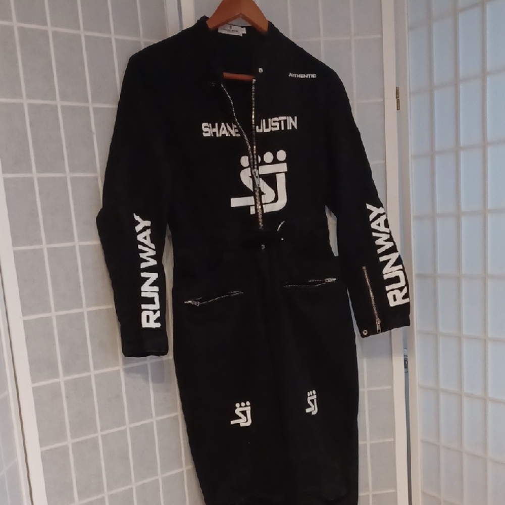 Shane Justin Black Long Jumpsuit